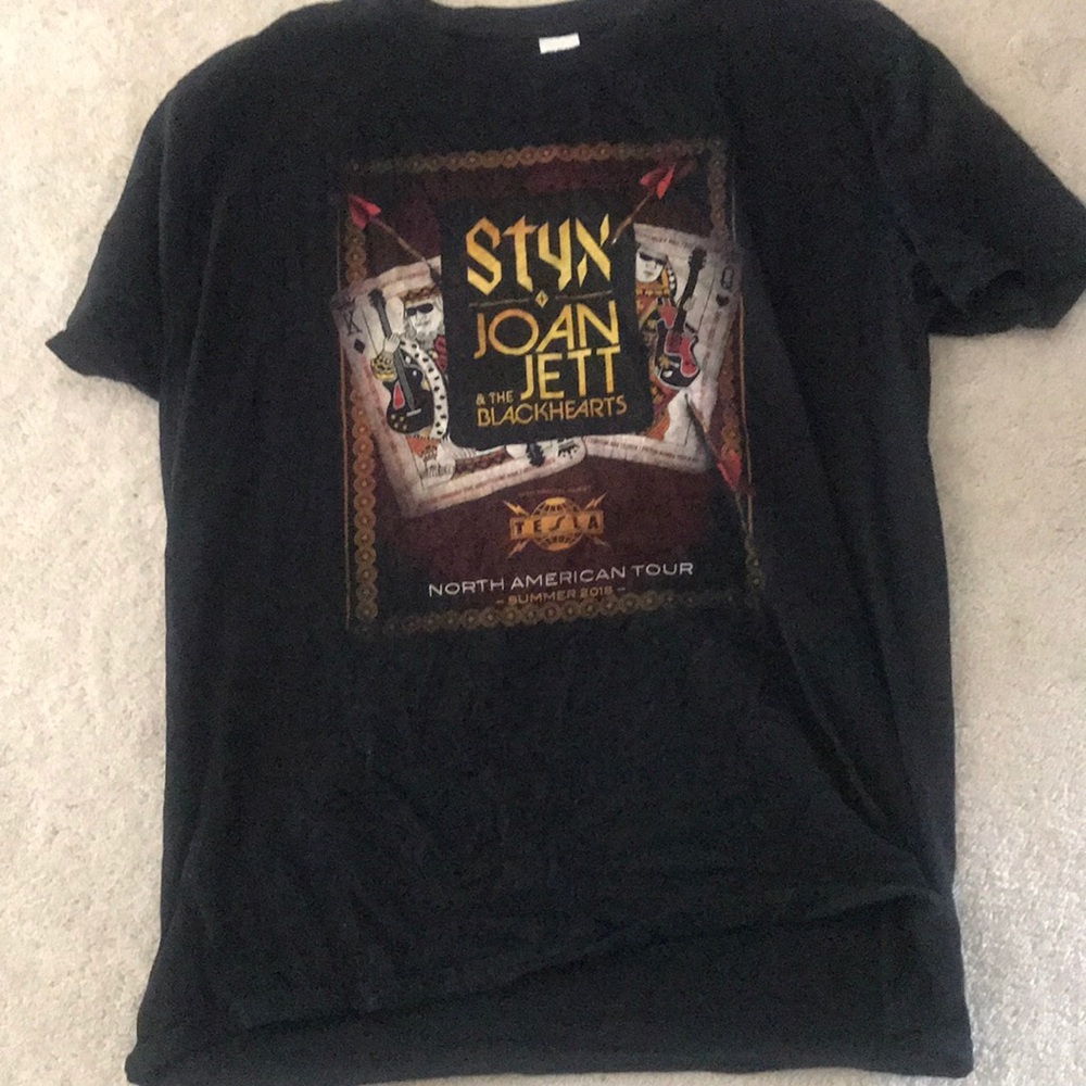 Styx+Joan Jett and the black hearts concert tee